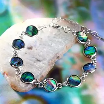 Браслет «Галиотис» круг малый, длина 17 см + доп. цепочка 5 см