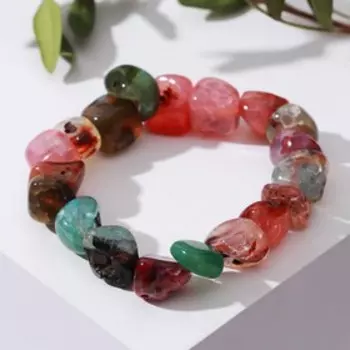 Браслет галтовка обработанная "Самоцвет"