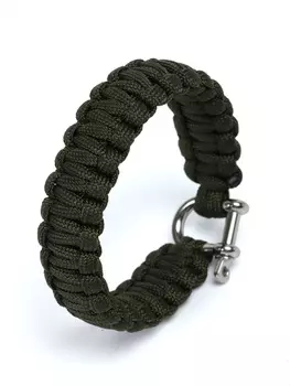 Браслет из паракорда, 25 см, цвет олива