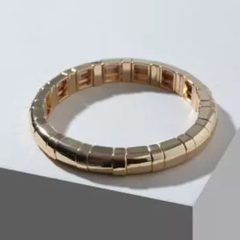 Браслет металл "Стойкость" параллелограмм, цвет золото