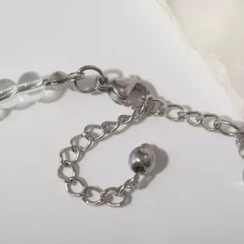 Браслет "МИКС камней", 18см с удлинителем 4см