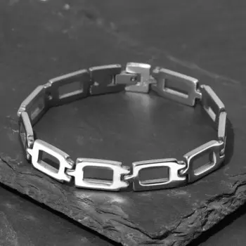 Браслет мужской «Атлант» цвет серебро, 21 см