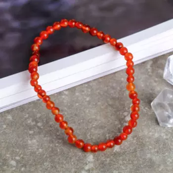 Браслет шар №4 "Сердолик" ,d=5,5см