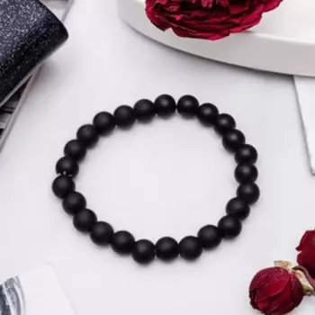 Браслет шар №6 "Шунгит"