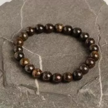 Браслет шар №8 "Бронзит"