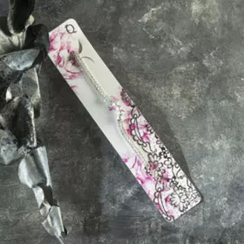 Браслет со стразами: "Циркон" изыск, дуга, цвет белый в серебре, 15см