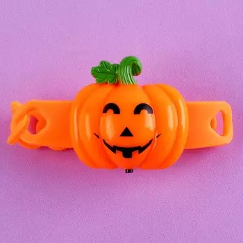 Браслет световой «Тыква», на Хеллоуин, МИКС