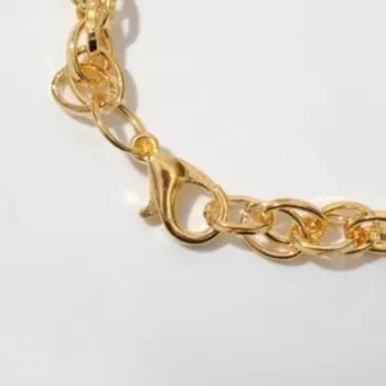 Браслеты "Неразлучники" на магните, цепи широкие, цвет золото