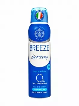 BREEZE Дезодорант aэрозоль SPORTING 150 мл