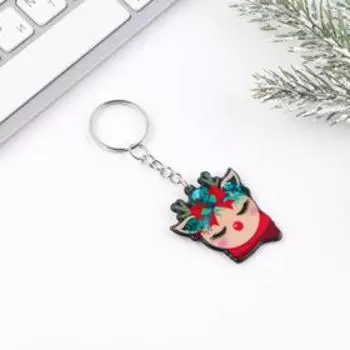 Брелок акрил на подложке «Волшебного нового года», 6 х 15.5 см