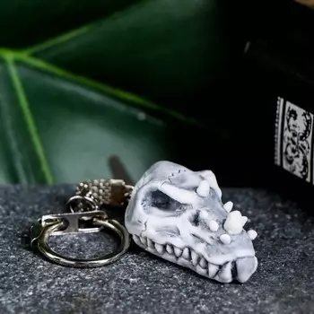 Брелок "Череп дракона" 2см