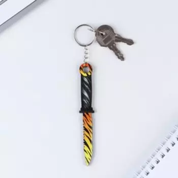 Брелок деревянный "Нож штык", 1,5 х 10