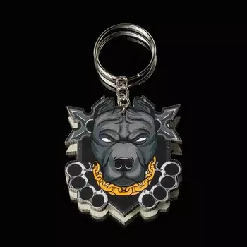 Брелок для автомобильного ключа, Питбуль