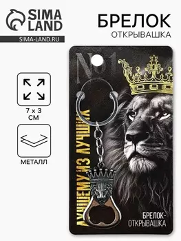 Брелок для ключей открывашка «Лучшему из лучших», 7 х 3 см