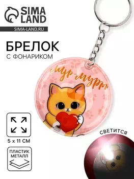 Брелок для ключей с фонариком «Сияй ярче всех»