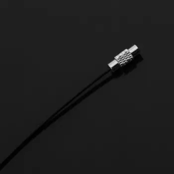 Брелок для ключей TORSO, стальной трос, 25 см, черный