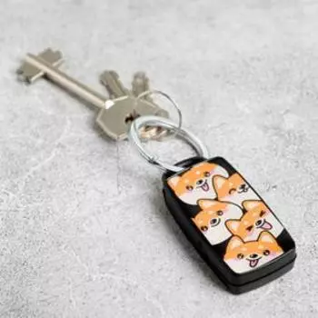 Брелок для поиска ключей «Корги», 6 х 2,8 см.