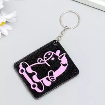 Брелок EVA "Единорог на скейте" 5,5х6,5 см