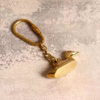 Брелок латунь "Уточка"