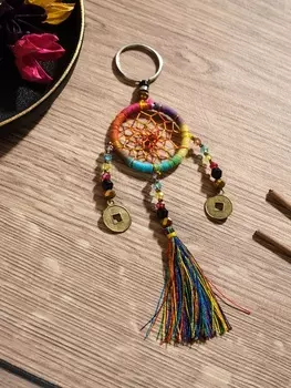 Брелок «Ловец снов», 415 см, разноцветный