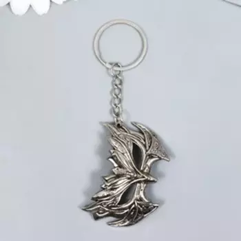 Брелок металл "Маска из перьев" 5,5х4 см