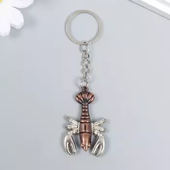 Брелок металл "Рак" 4х3 см