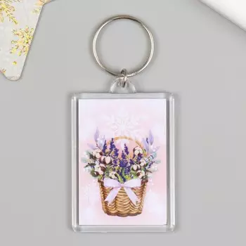 Брелок "Новогодняя лаванда" 3,5х5 см