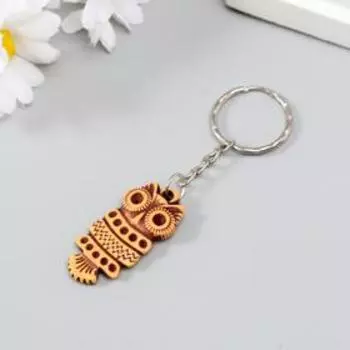 Брелок пластик под глину "Филин" 3,5х1,7 см