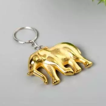 Брелок пластик под металл "Слон" МИКС 3,3х5,3х1 см