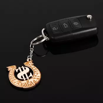 Брелок "Подкова Доллар", дерево