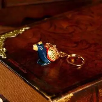 Брелок "Птичка" дерево 5х1,5х9 см