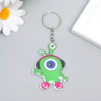 Брелок PVC "Инопланетянин" 6,2х4,5 см