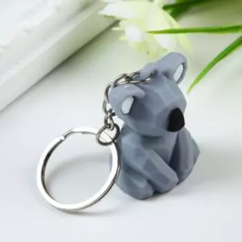 Брелок резина 3D "Коала" 4,5х3,3х2,3 см