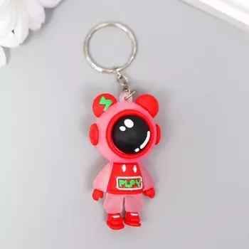 Брелок для ключей на кольце «Игровая космо-мышь», резина, 1.72.85.5 см, МИКС