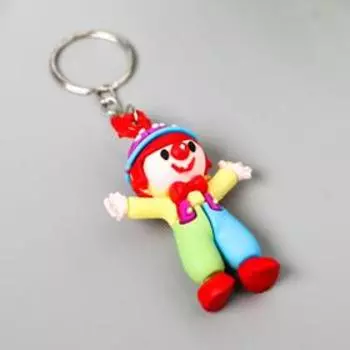 Брелок резина "Клоун" 5,2х4х1,8 см