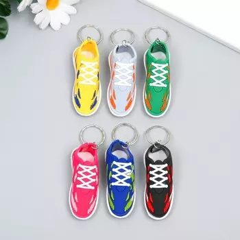 Брелок резина "Кроссовок с огнём" МИКС 3,3х2,8х7,5 см