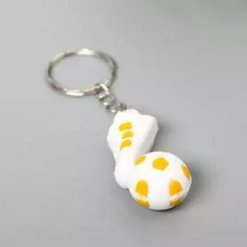 Брелок резина "Мяч и футбольный кед" МИКС 4,5х2,5х1,5 см