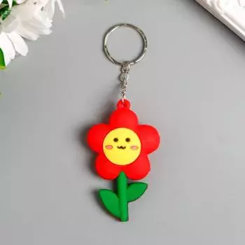 Брелок резина "Ромашка" МИКС 6х3,8х2 см