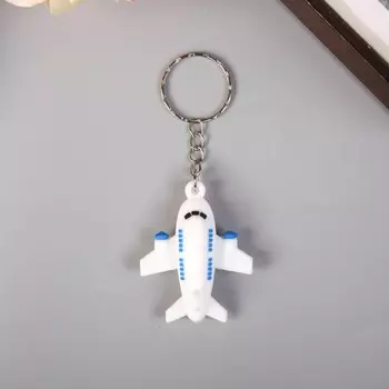 Брелок резина "Самолёт" 4х4,2 см