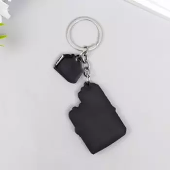 Брелок резина "Шококотики" 5х3,5 см долька 2х2 см