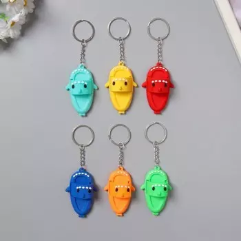 Брелок для ключей на кольце «Сланец зубастый», резина, 64 см, МИКС