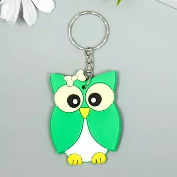 Брелок резина "Совушка" 4,3х3,7 см