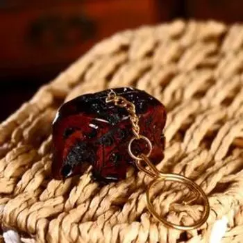 Брелок "Слон резной" дерево 4,5х2,5х9 см