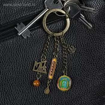 Брелок металлический «ХМАО. Нефтяная вышка»