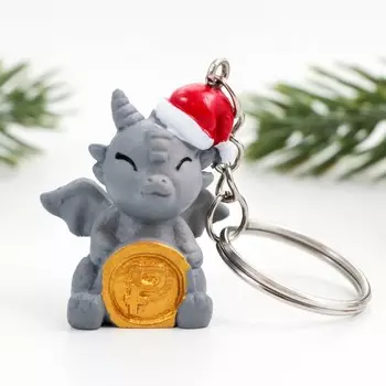 Брелок новогодний, для ключей «Новый год: Талисман богатства», 3,5 х 3,5 см см