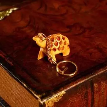 Брелок "Верблюд" дерево 5х2,5х9 см