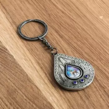 Брелок в форме капли нефти «ЯНАО. Олень»