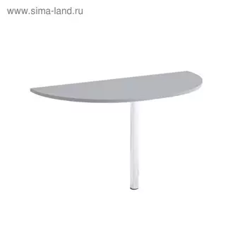 Брифинг-приставка П6.6, 1200х370х750 мм, серый