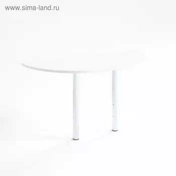 Брифинг-приставка П6.7, 1360х370х750 мм, белый шагр