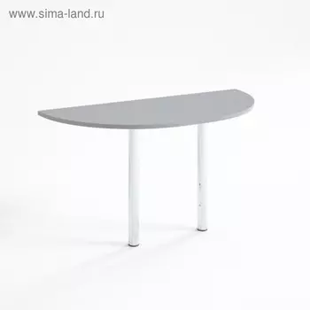 Брифинг-приставка П6.7, 1360х370х750 мм, серый